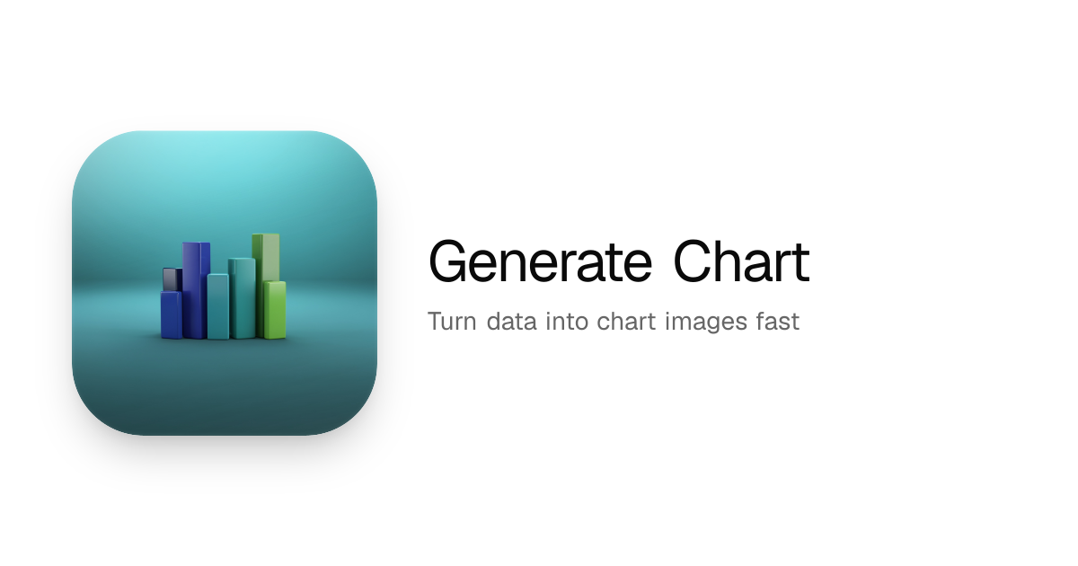 Generate Chart — Turn data into chart images — ToolRouter