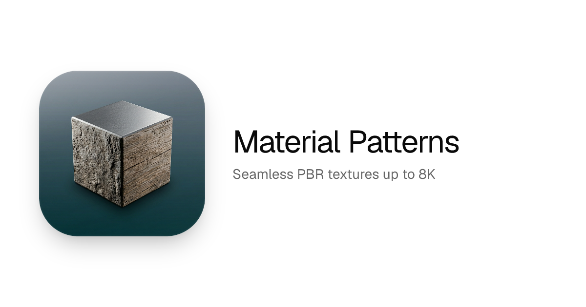 Material Patterns — Seamless PBR textures up to 8K — ToolRouter