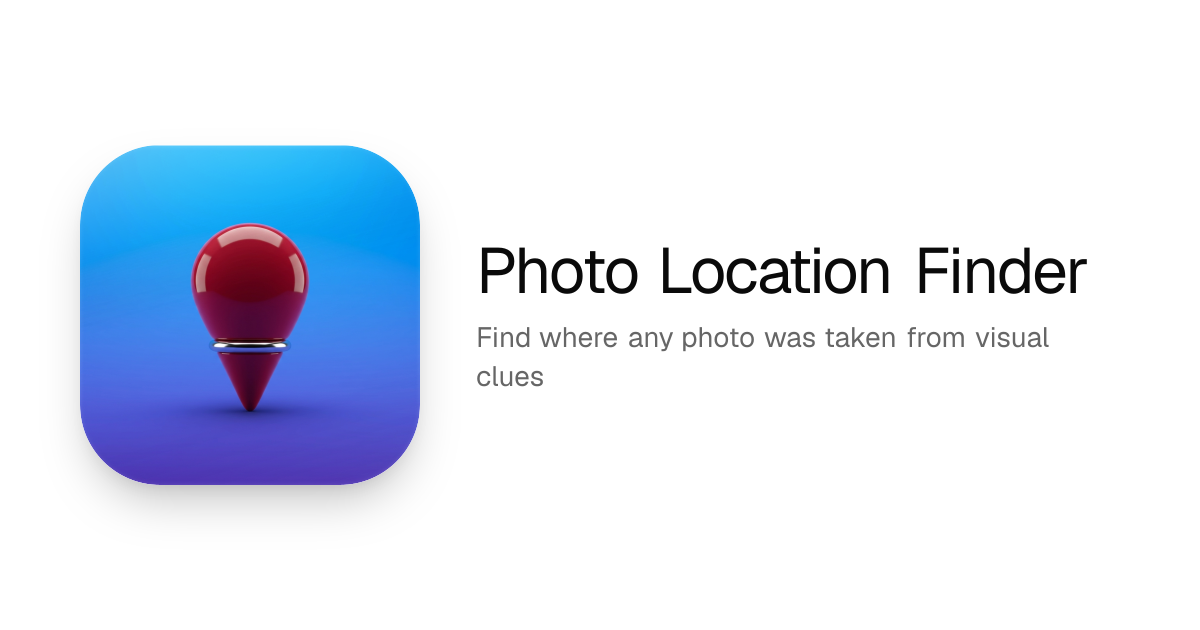 Photo Location Finder — Find where any photo was — ToolRouter