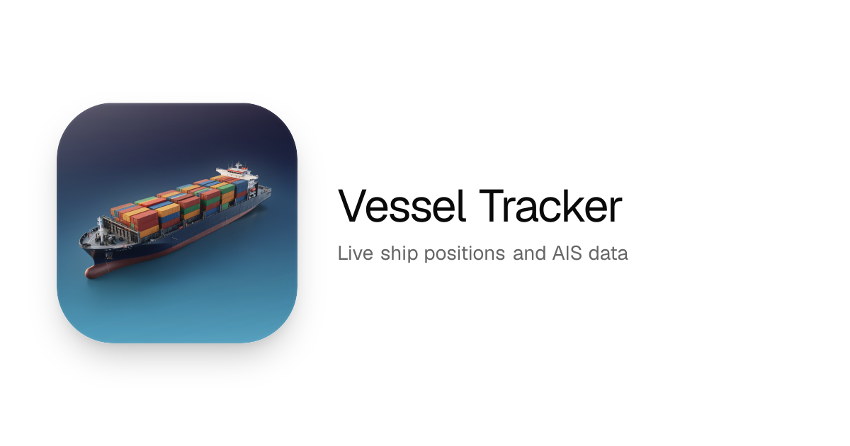 Vessel Tracker — Live ship positions and AIS data — ToolRouter